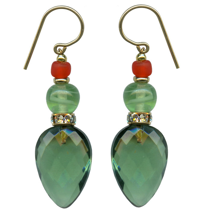 Owen Glass Collection Cruise 3 earrings featuring sleek, modern design with polished metal finish and elegant style.