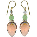 Owen Glass Collection Cruise 5 earrings featuring stylish geometric gold-tone design with intricate cutout details