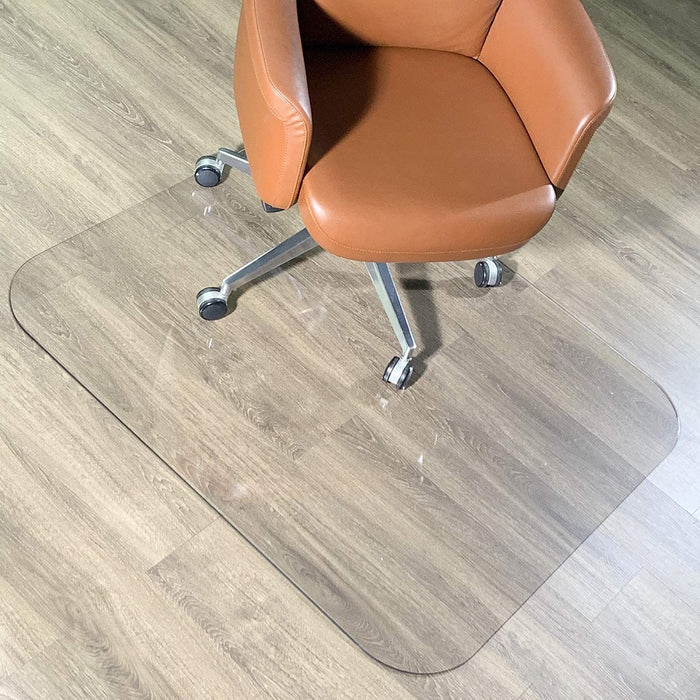 Crystal Clear 1/5" Thick 47" x 35" Heavy Duty Hard Chair Mat |Suitable for Carpet or Hard Floor
