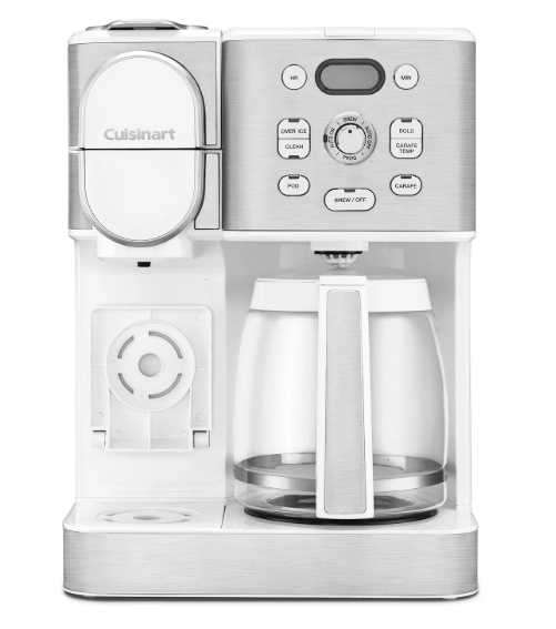 Cuisinart 2-in-1 Coffeemaker, 12 Cup Capacity, Single Serve, Hot or Iced - Brand New - Open Box