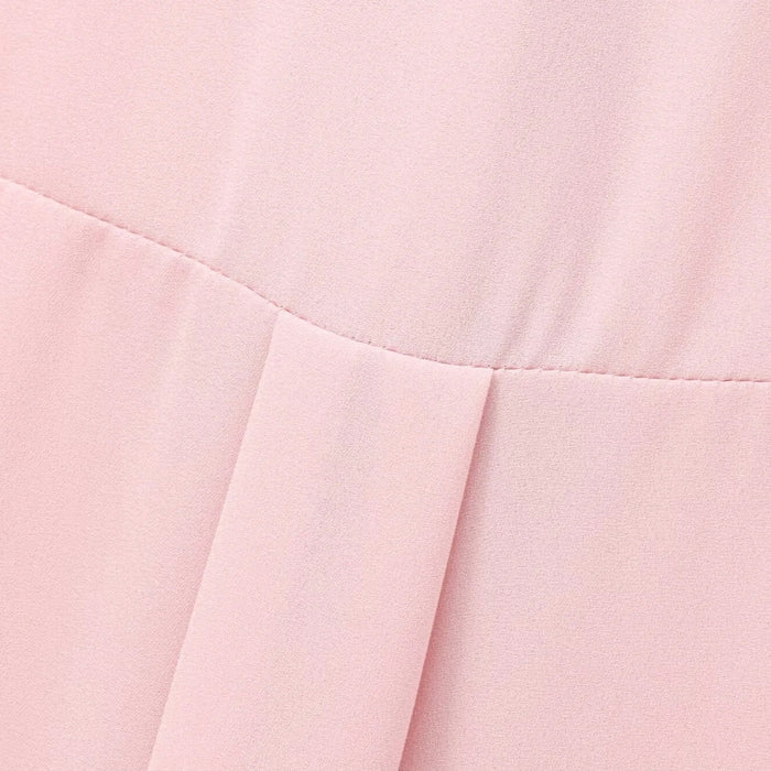 MEELANO Damebluse Med Polkaprikker Og Butterfly Langærmet Chiffonskjorte