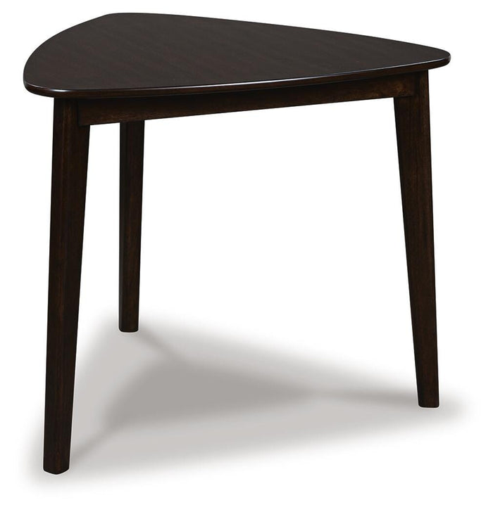 Dantenton Merlot Triangle Dining Room Table - Brand New