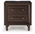 Dantenton Merlot Two Drawer Night Stand - Brand New