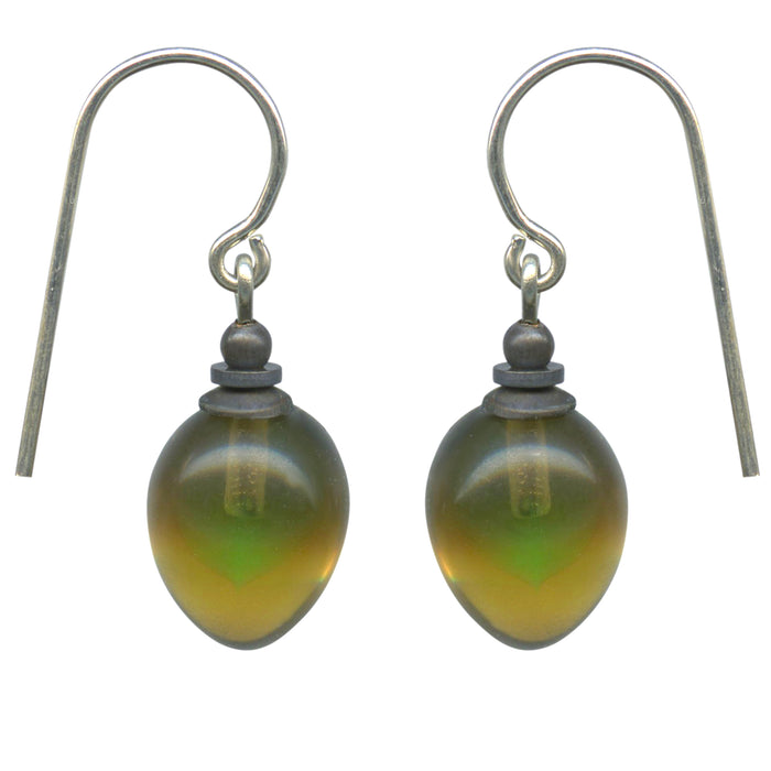 Owen Glass Collection COLORS 16 earrings featuring vibrant, multicolored glass beads with intricate design details.