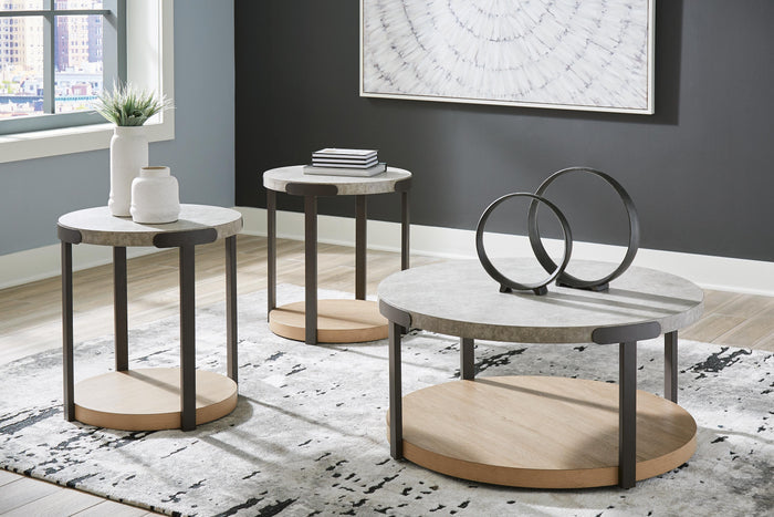 Darthurst Light Brown Occasional Table Set (3/CN) - Brand New