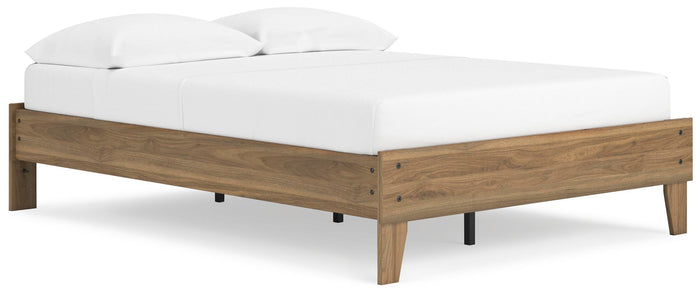 Deanlow Honey Full Platform Bed - Brand New
