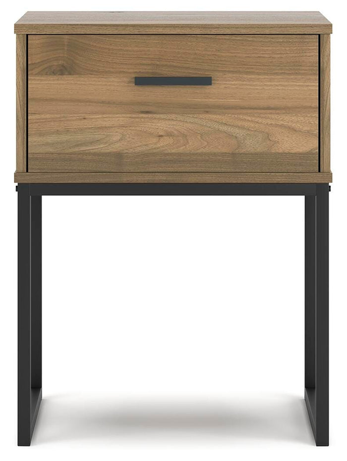 Deanlow Honey One Drawer Night Stand - Brand New