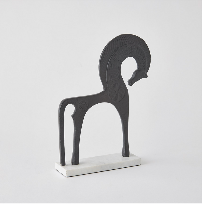 DECO HORSE-BLACK