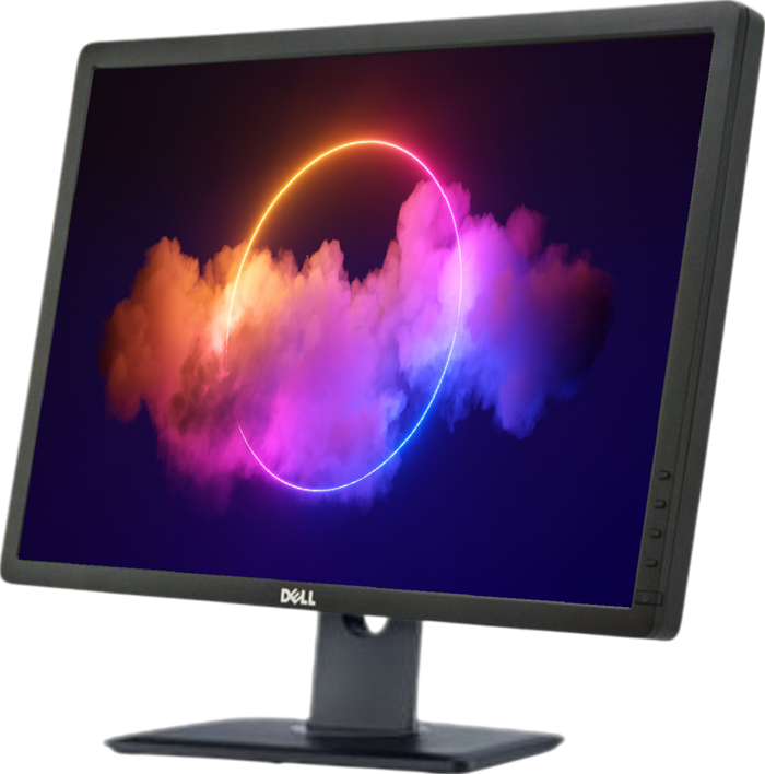 Dell P2213T GRADE A 22" Landscape Black and Silver/Grey  LCD Monitor Renewed