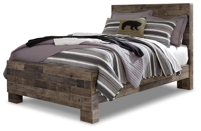 Derekson Multi Gray Derekson Full Panel Bed - Brand New