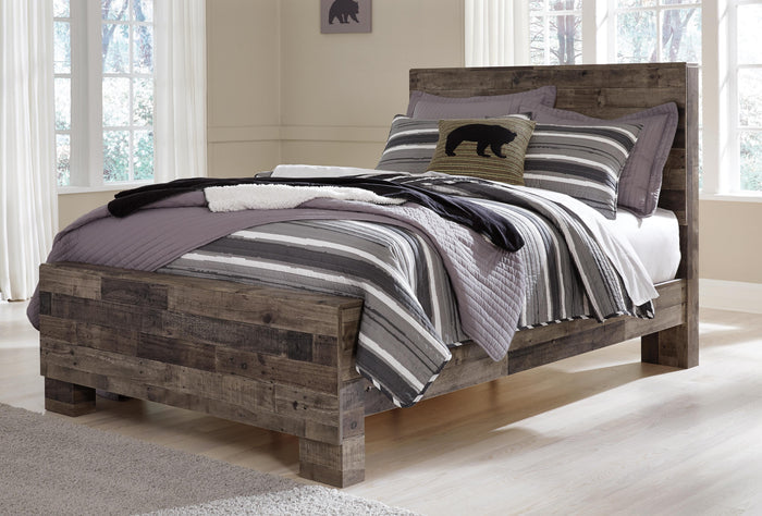 Derekson Multi Gray Derekson Full Panel Bed - Brand New