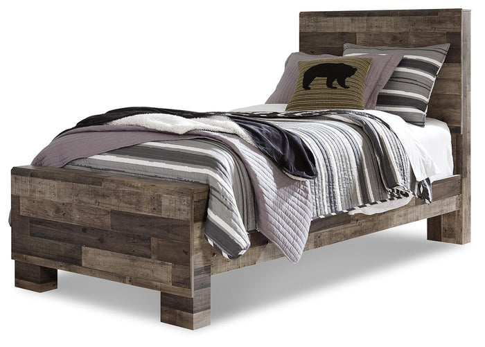 Derekson Multi Gray Derekson Twin Panel Bed - Brand New