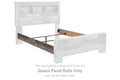 Derekson Multi Gray Queen Panel Rails