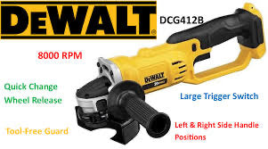 DeWalt 20V MAX* Lithium Ion 4 1/2” Cut-Off Tool (Tool Only)