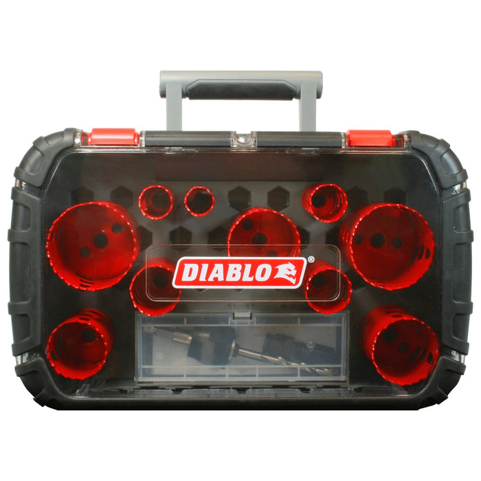 Diablo 14 pc General Purpose Bi-Metal Hole Saw Set