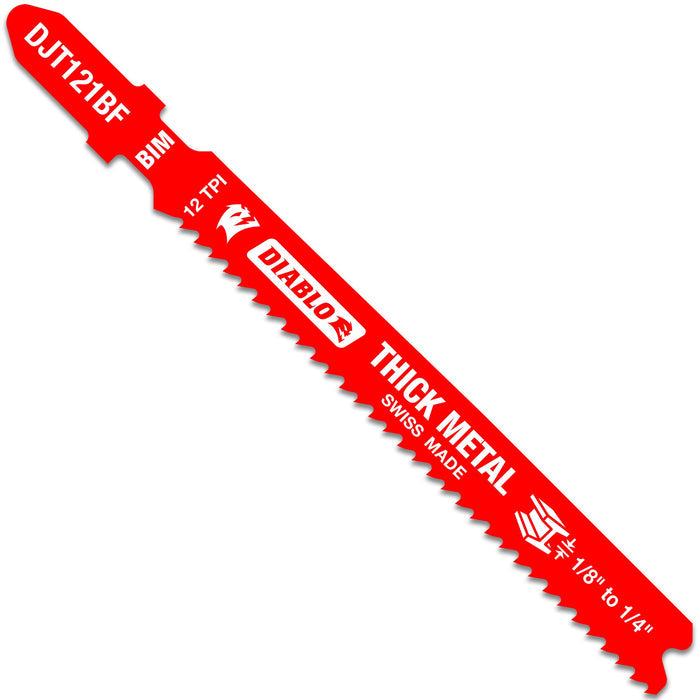 Diablo 3-5/8 in. 12 TPI Bi-Metal T-Shank Jig Saw Blades for Thick Metal 5 pack