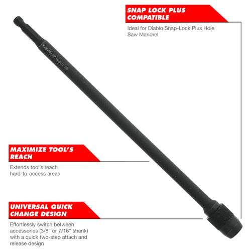 Diablo Universal Extensions for Hole Saws