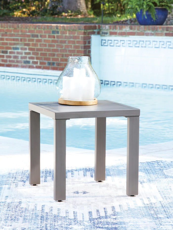 Dillon Beach Gray Square End Table