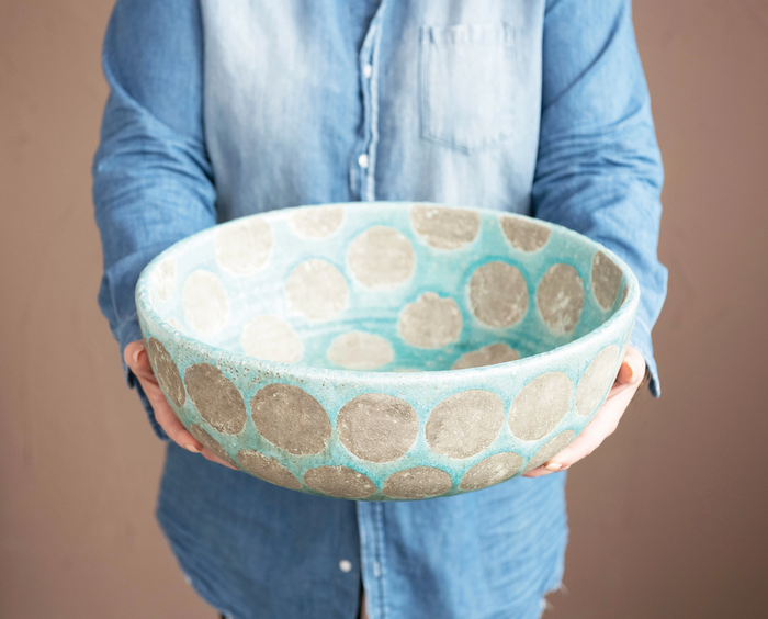 DISTRESSED TERRACOTTA BOWL