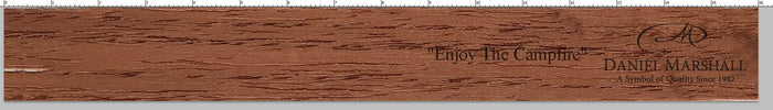 DM "Since 1982" Spanish Cedar "Keep it Lit" & "Enjoy the Modern Day Campfire" Cigar Enhancer