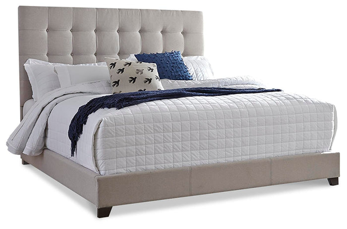 Dolante Beige Queen Upholstered Bed - Brand New