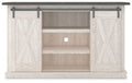 Dorrinson Two-tone Medium TV Stand - Brand New