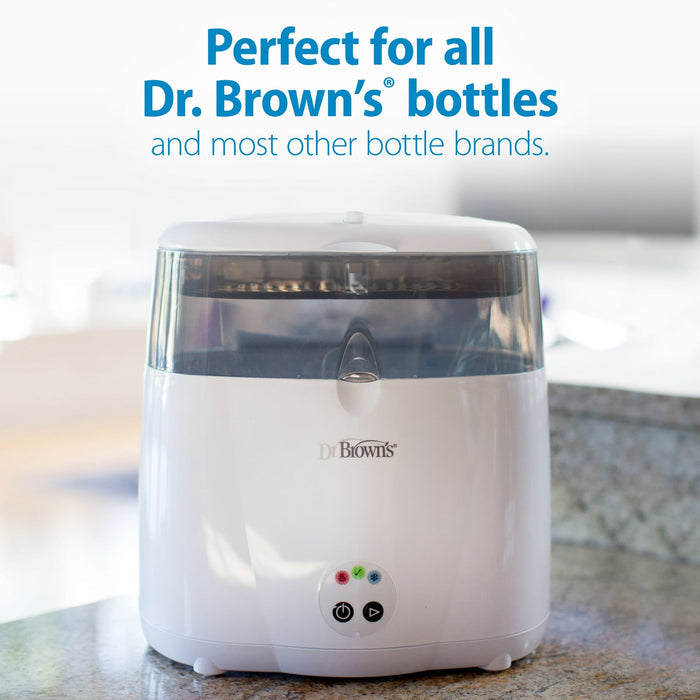 Dr. Brown's Deluxe Electric Sterilizer for Baby Bottles, Nipples, & Other Baby Essentials, BPA Free - Brand New