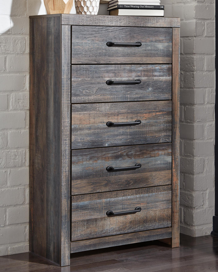 Drystan Multi Five Drawer Chest - Brand New