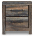 Drystan Multi Two Drawer Night Stand - Brand New