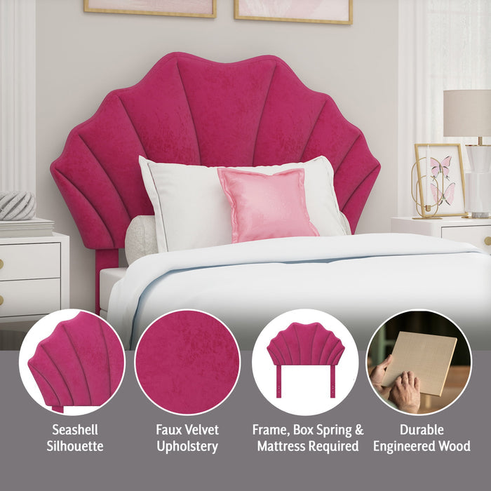 Elina Upholstered Twin Headboard, Pink, by Hillsdale Living Essentials - Brand New