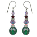 Owen Glass Collection earrings featuring intricate glass design with elegant, transparent craftsmanship.
