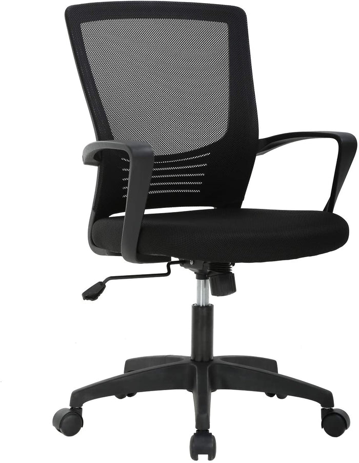 Ergonomic Office Modern Mesh Swivel Computer Chair with Lumbar Support Arms