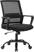 Ergonomic Swivel Rolling Home Office Mesh Chair with Lumbar Support
