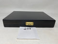 FACTORY FLOOR SALE #239 - AS IS - BLACK MATTE TRAVEL HUMIDOR MADE FOR MANUEL QUESADA 40TH ANNIVERSARY CIGAR ARCHIVE PIECE