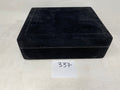 FACTORY FLOOR SALE #337 - AS IS -BLACK VELVET LINED MENS VALET SAMPLE MADE IN 1984 FOR ALFRED DUNHILL