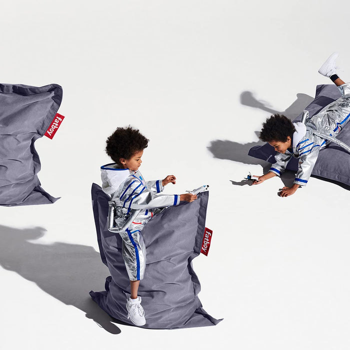 Fatboy Junior Stonewashed Bean Bag Chair, Blue - Brand New