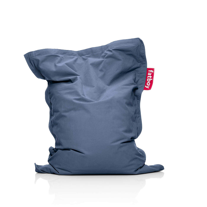 Fatboy Junior Stonewashed Bean Bag Chair, Blue - Brand New
