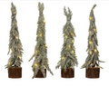 FAUX FIR TREE WITH LED LIGHTS - SMALL