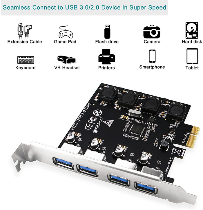 FebSmart 4 Ports USB 3.0