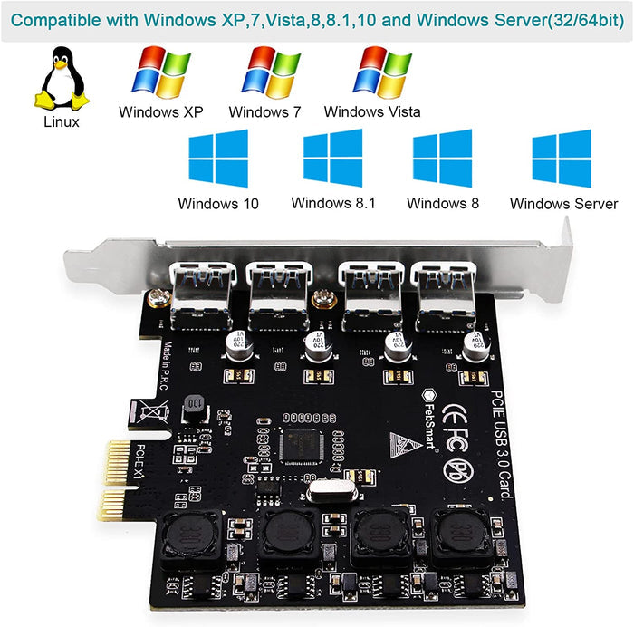 FebSmart 4 Ports USB 3.0