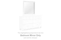 Fortman White Bedroom Mirror
