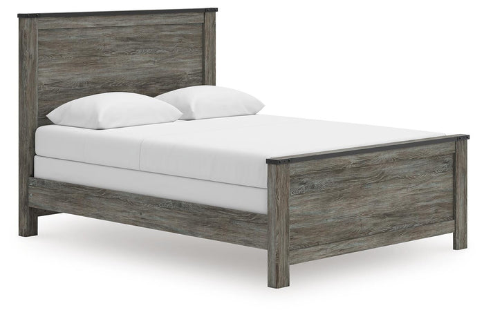 Frandern Black/Gray Frandern Queen Panel Bed - Brand New