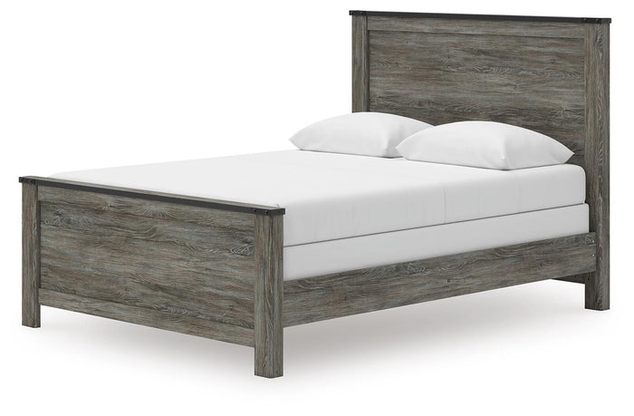 Frandern Black/Gray Frandern Queen Panel Bed - Brand New