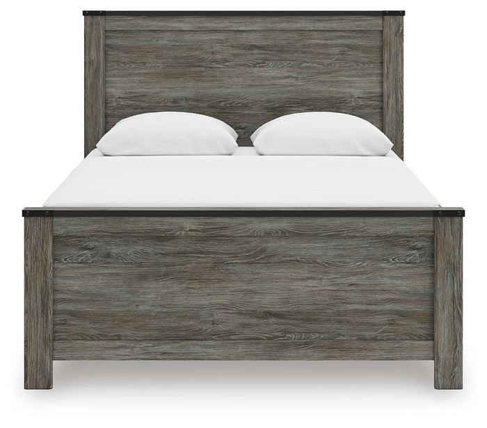Frandern Black/Gray Frandern Queen Panel Bed - Brand New