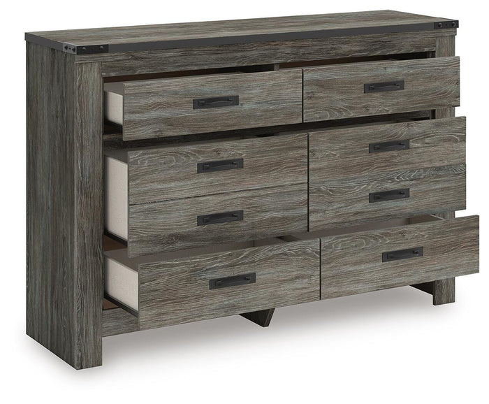Frandern Gray Six Drawer Dresser - Brand New