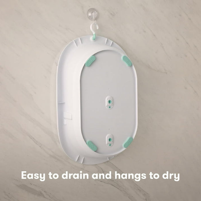 Frida Baby 4 in 1 Grow With Me Baby Bath Tub for Newborn to Toddler, White - Brand New