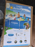 Funsicle 14ft Activity Above Ground Metal Frame Swimming Pool, Includes SkimmerPlus Pump, Round, Age 6 & up - Brand New