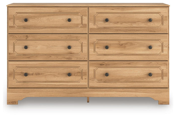 Galletyn Warm Brown Six Drawer Dresser - Brand New