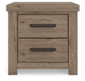 Garistyn Light Brown Two Drawer Night Stand - Brand New