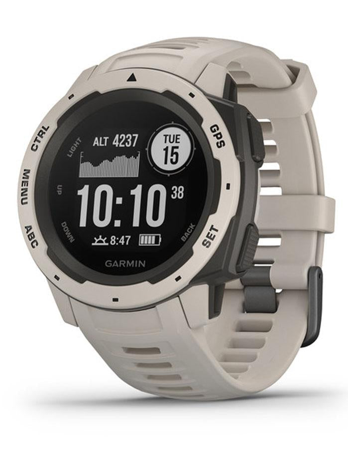 Garmin Instinct GPS Multipsort Watch - Tundra -  Heart Rate Monitor - 100M - 010-02064-01